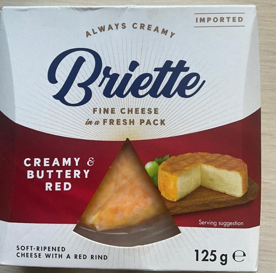 Fotografie - Fine cheese creamy & buttery red Briette