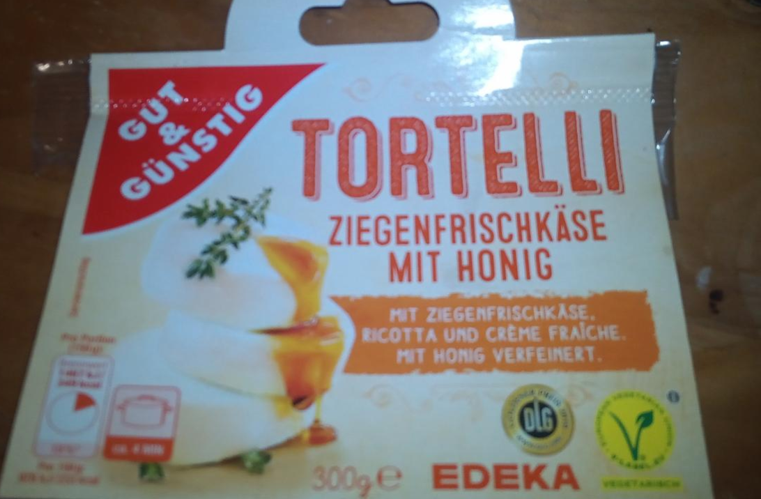 Fotografie - Tortelli s kozím sýrem a medem Gut&Günstig
