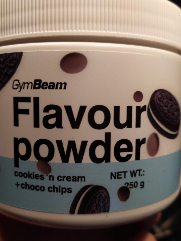 Fotografie - Flavour powder cookies n cream GymBeam