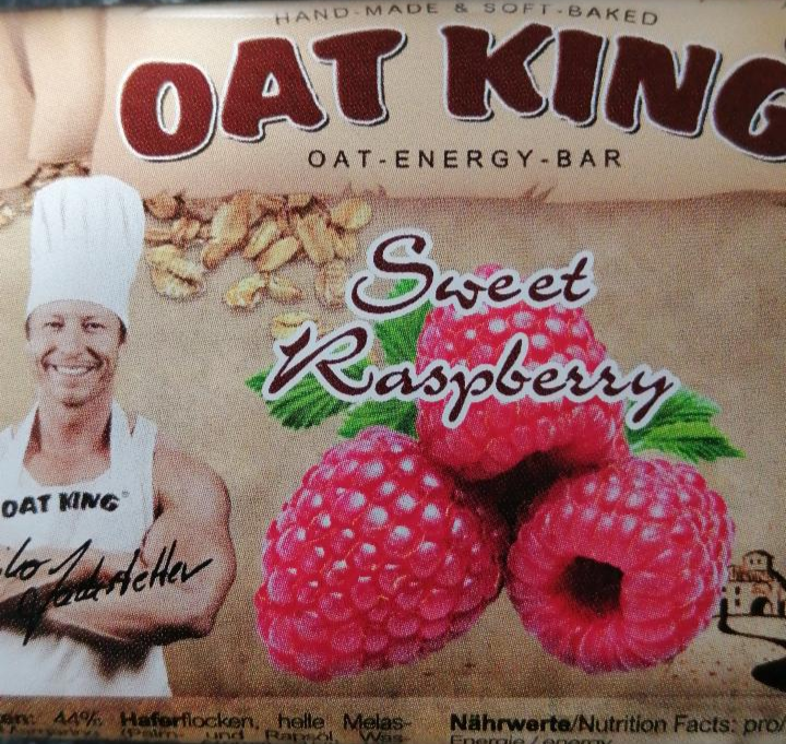 Fotografie - Sweet Raspberry oat energy bar Oat King