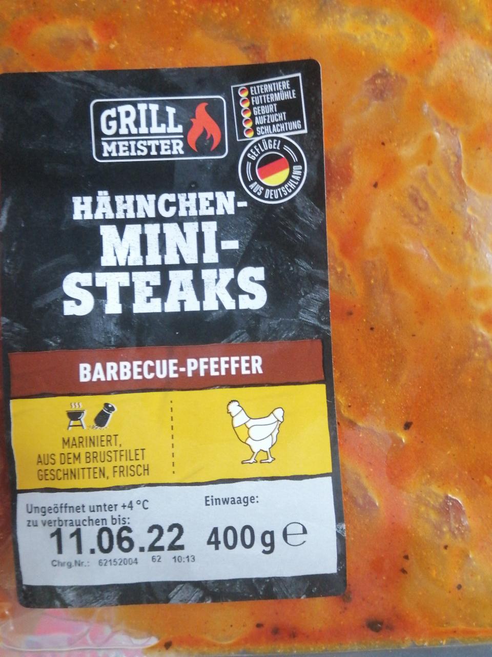 Fotografie - Hähnchen-Mini-Steaks Barbecue-Pfeffer Grillmeister
