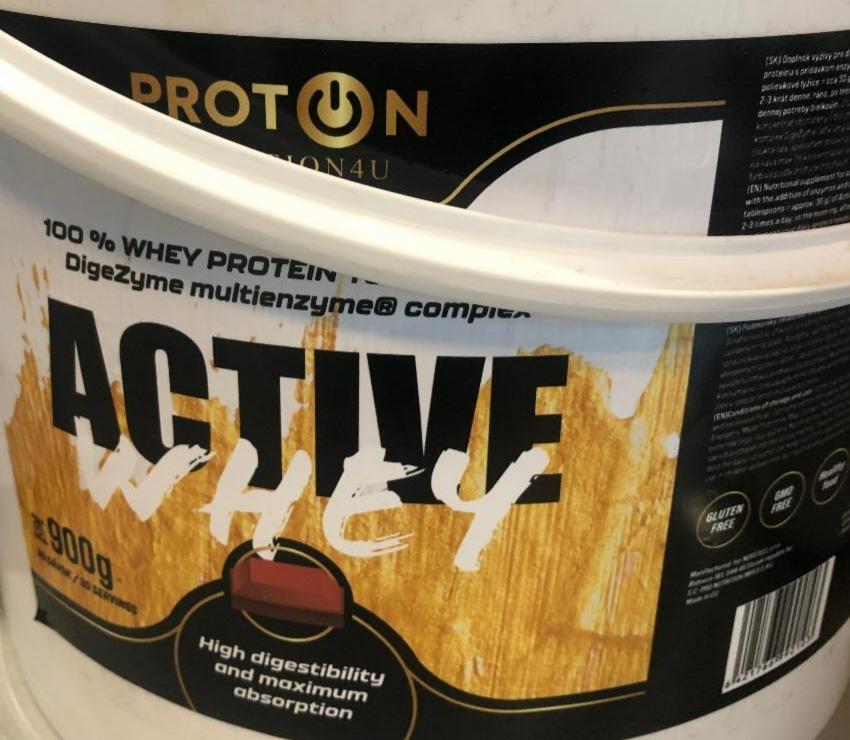 Fotografie - Active Whey protein Proton Nutrition
