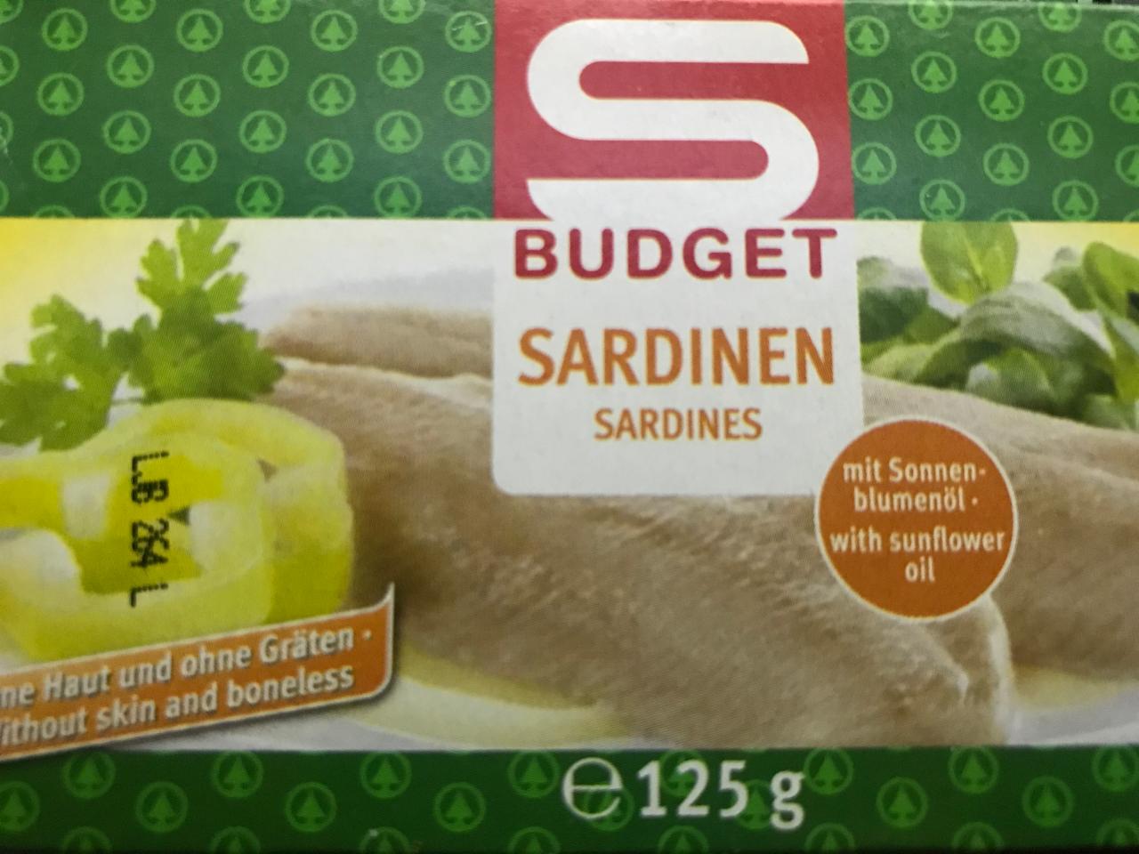 Fotografie - Sardinen in Sonnenblumenöl S Budget