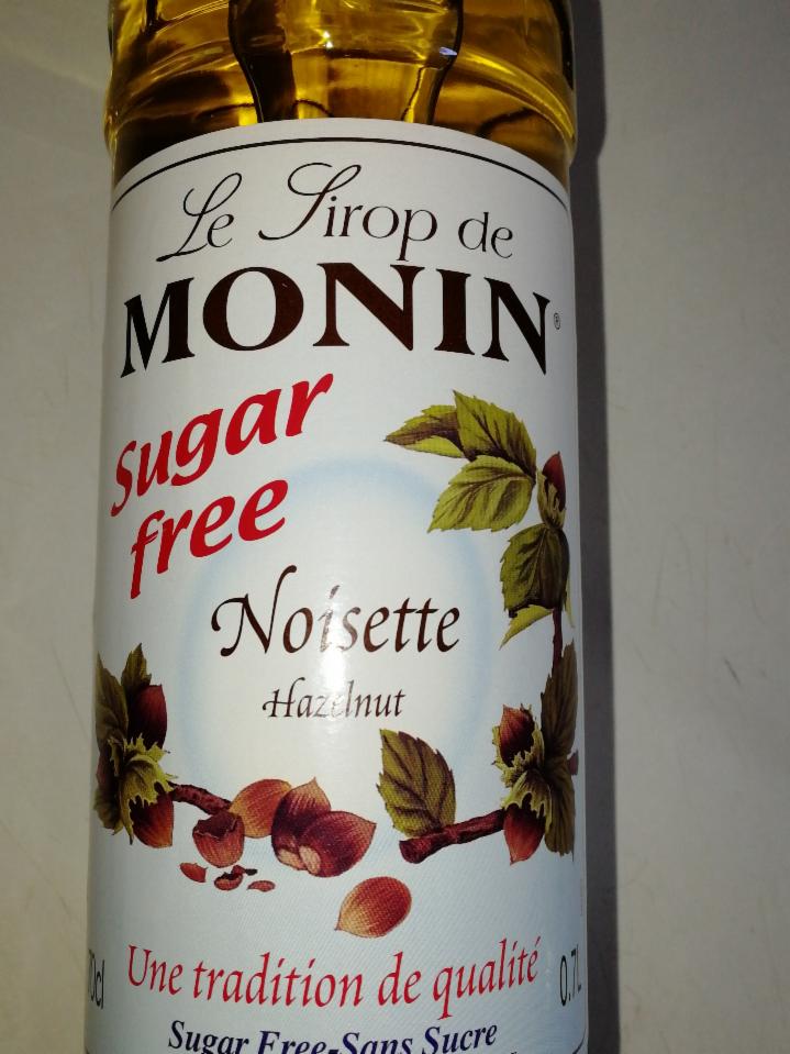 Fotografie - sirup lískový oříšek bez cukru Monin