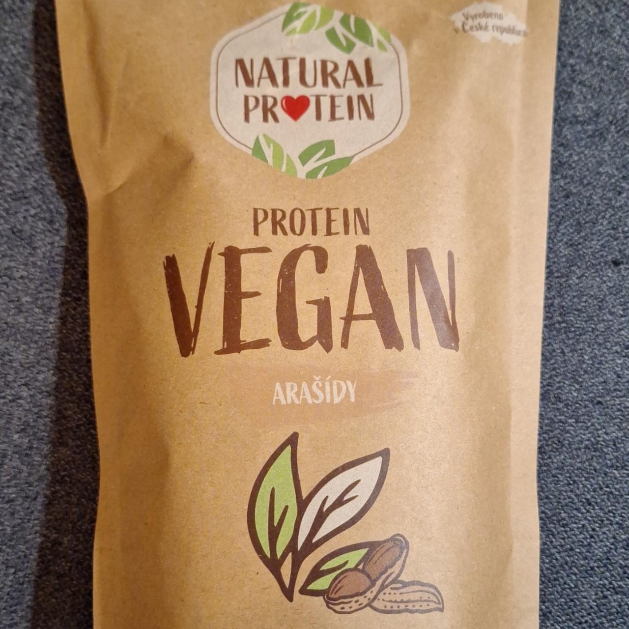 Fotografie - Protein Vegan arašídy Natural protein