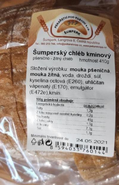 Fotografie - Šumperský chléb kmínový
