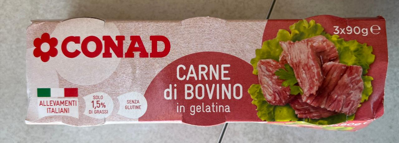 Fotografie - Carne di Bovino in gelatina Conad