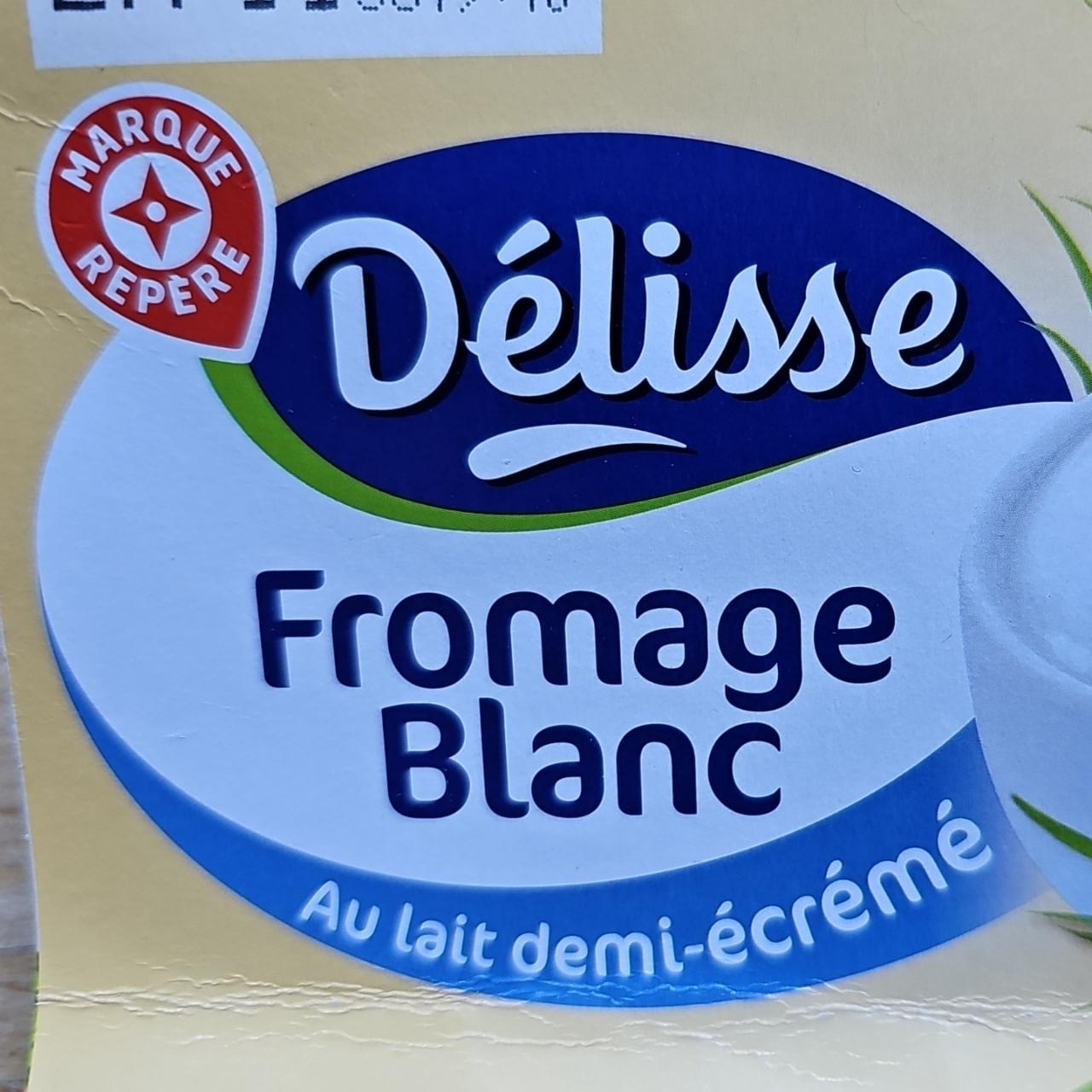 Fotografie - Fromage Blanc Au lait demi-écrémé Délisse