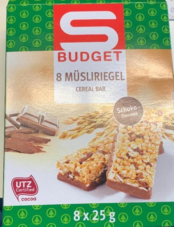 Fotografie - Müsliriegel Schoko S Budget