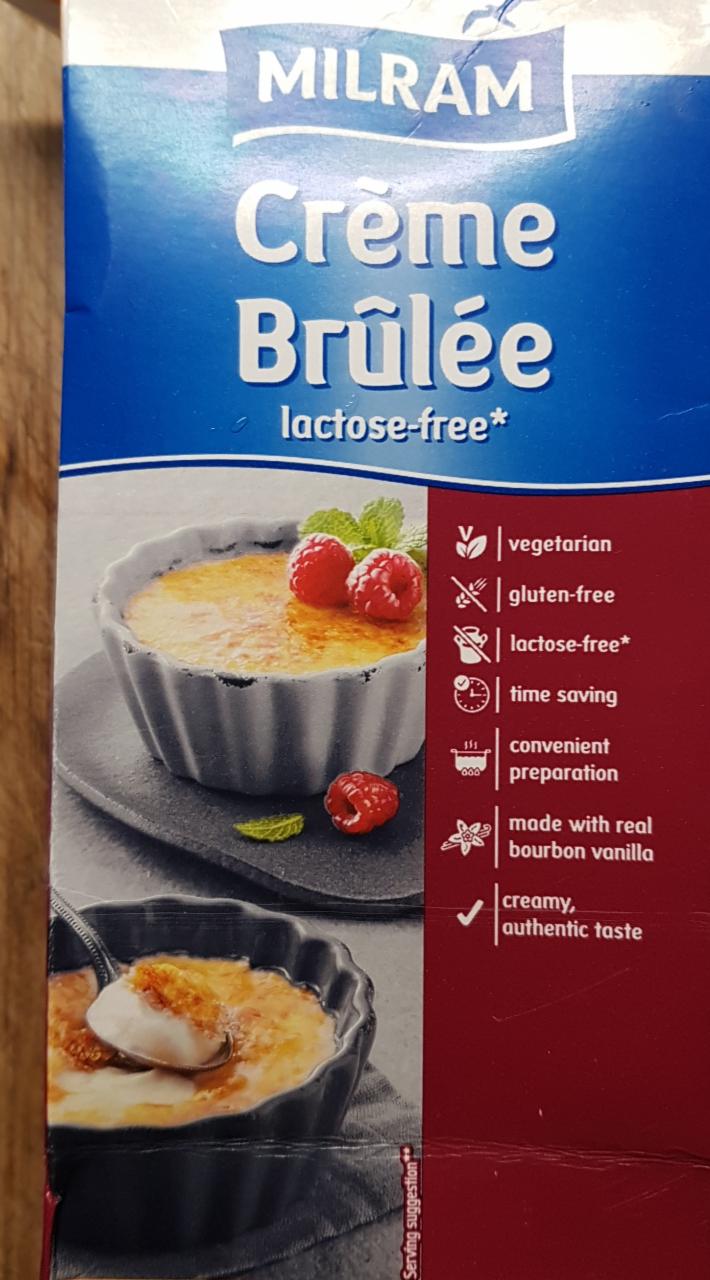 Fotografie - Crème Brùlée lactose-free Milram