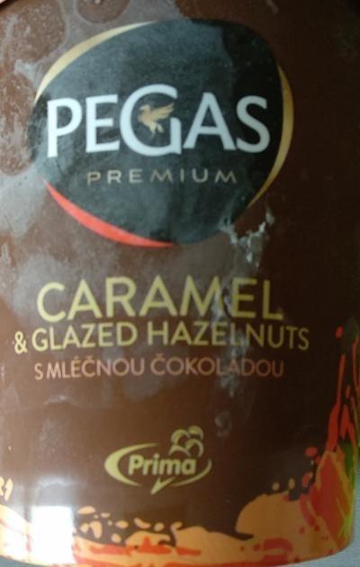 Fotografie - Pegas Premium Caramel & Glazed Hazelnuts s mléčnou čokoládou Prima