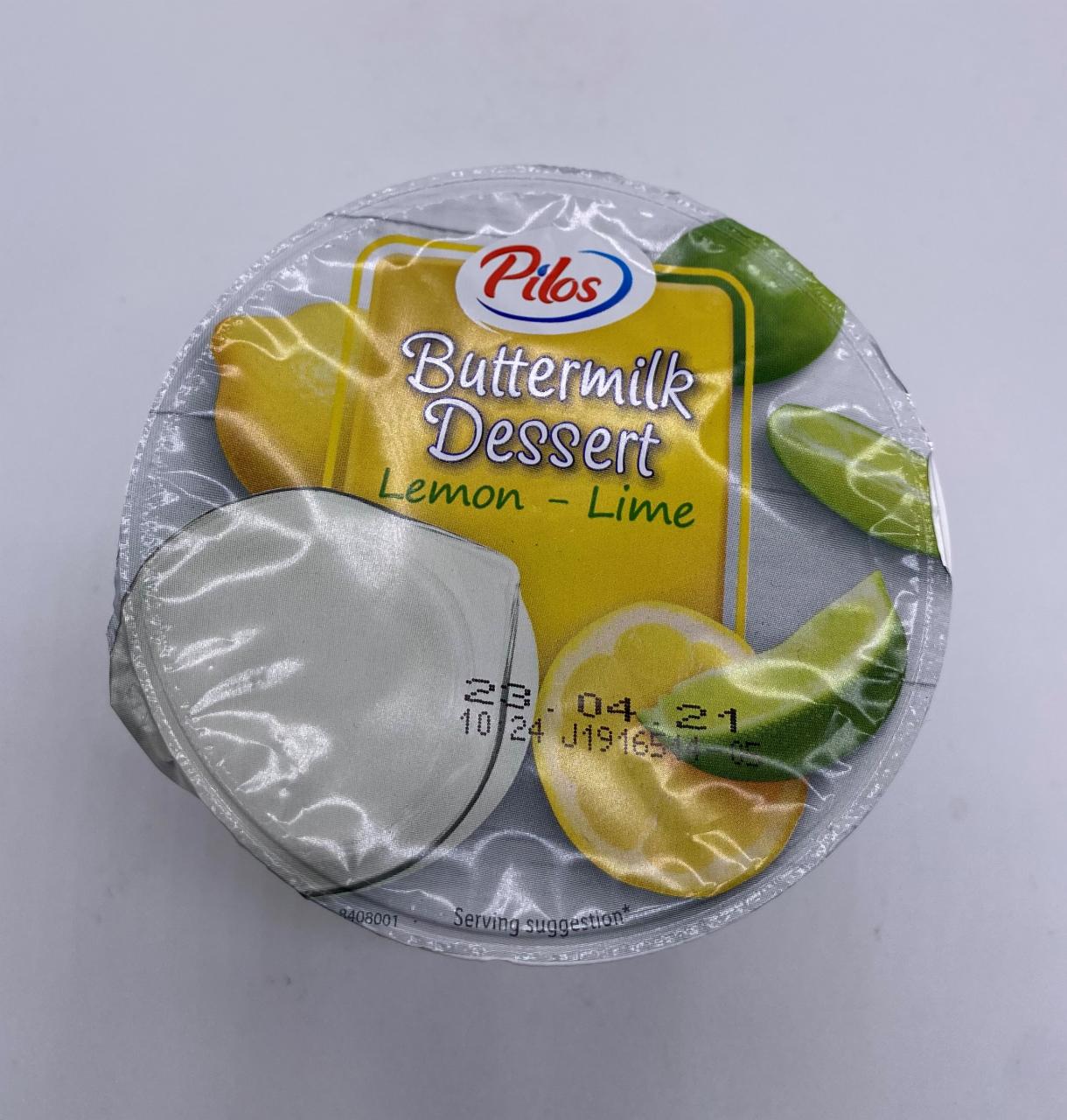 Fotografie - Citronovo - limetkový dezert z podmásli