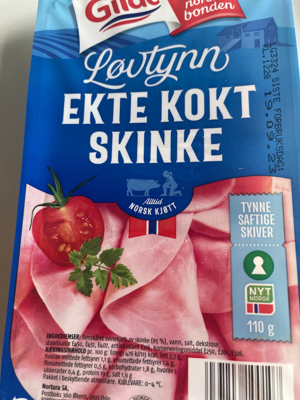 Fotografie - Løvtynn Ekte Kokt Skinke Gilde