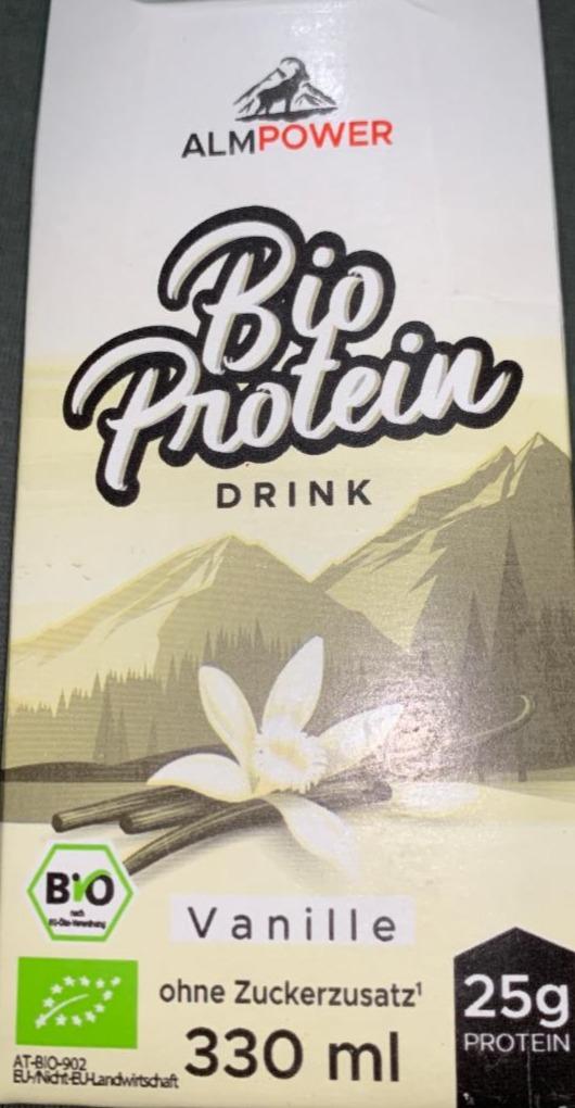 Fotografie - Bio protein drink Vanille Almpower