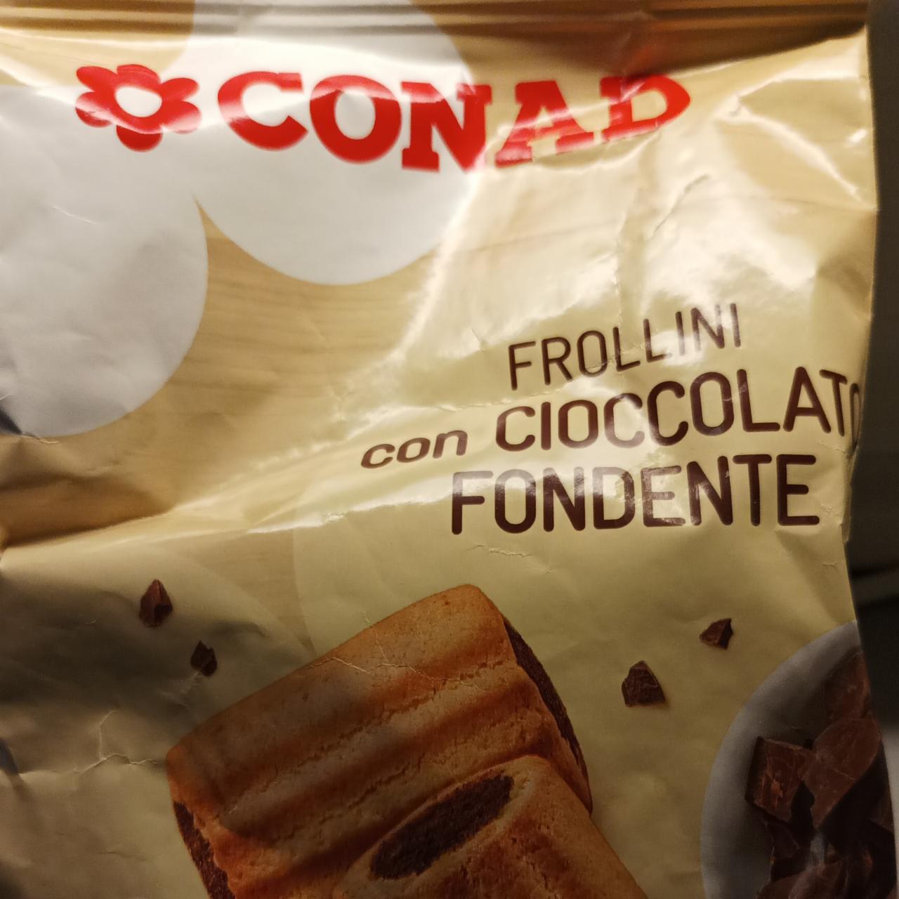 Fotografie - Frollini con cioccolato fondente Conad