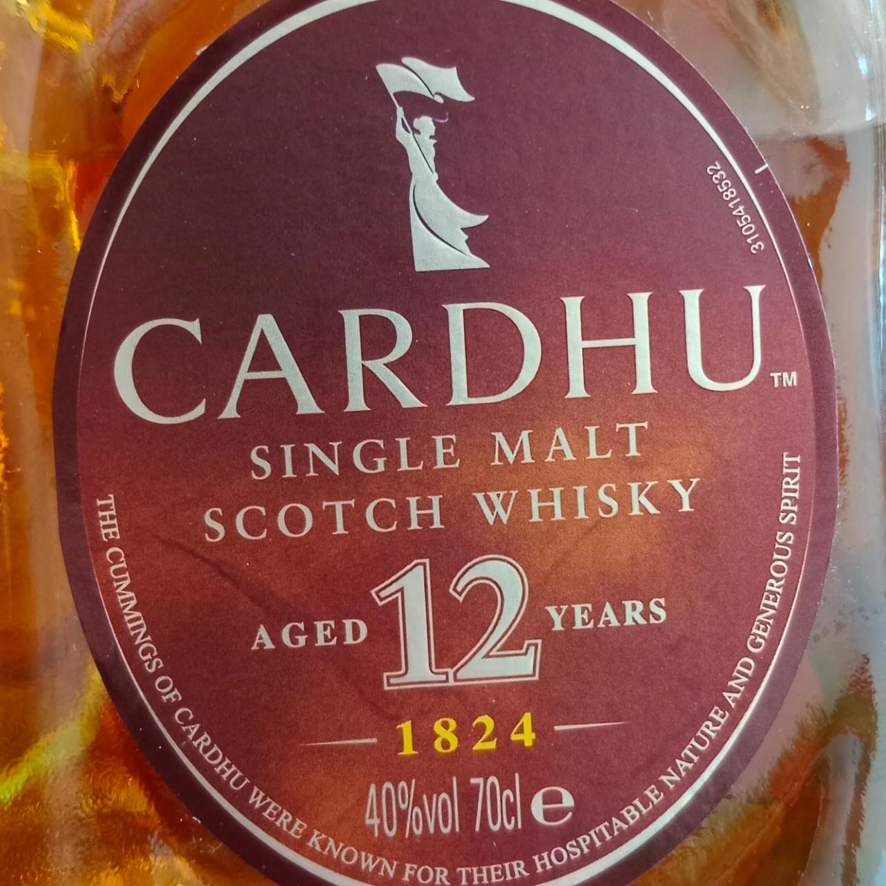 Fotografie - Single malt scotch whisky Cardhu