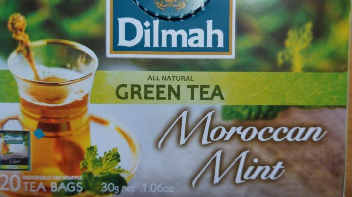 Fotografie - Green Tea Natural Moroccan Mint Dilmah