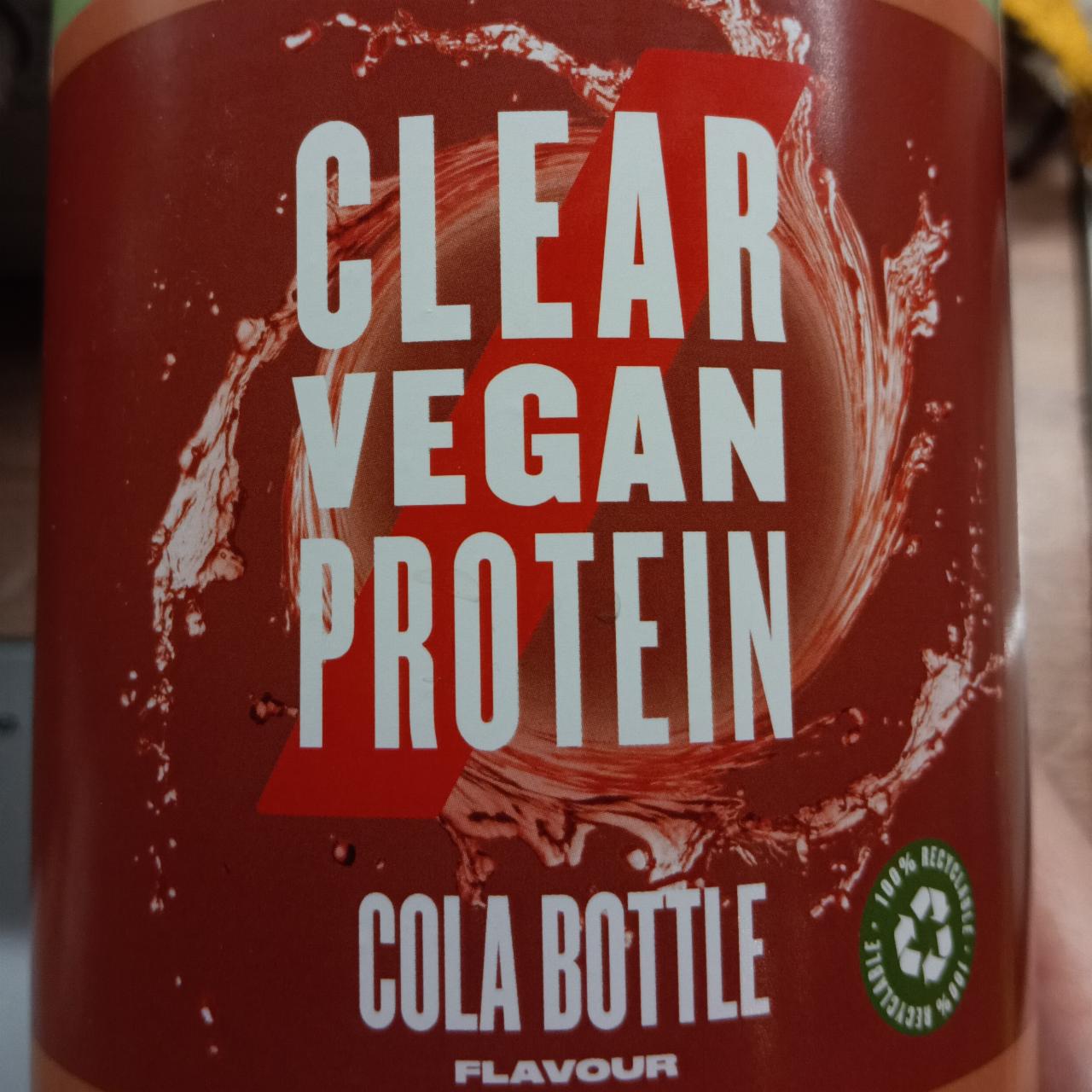 Fotografie - Clear Vegan Protein Cola Bottle MyVegan
