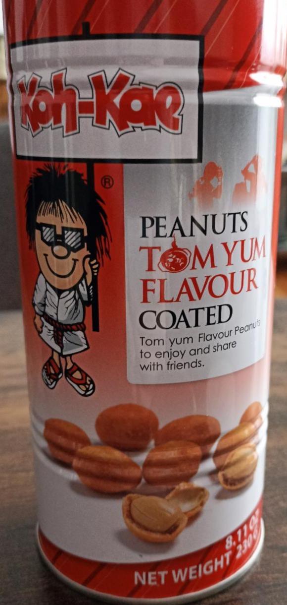 Fotografie - Peanuts Tom Yum flavour coated obalené arašídy s příchutí tomyum Koh-Kae