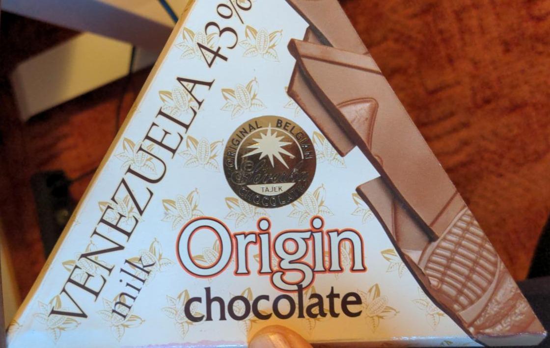 Fotografie - Venezuela 43% milk Origin chocolate