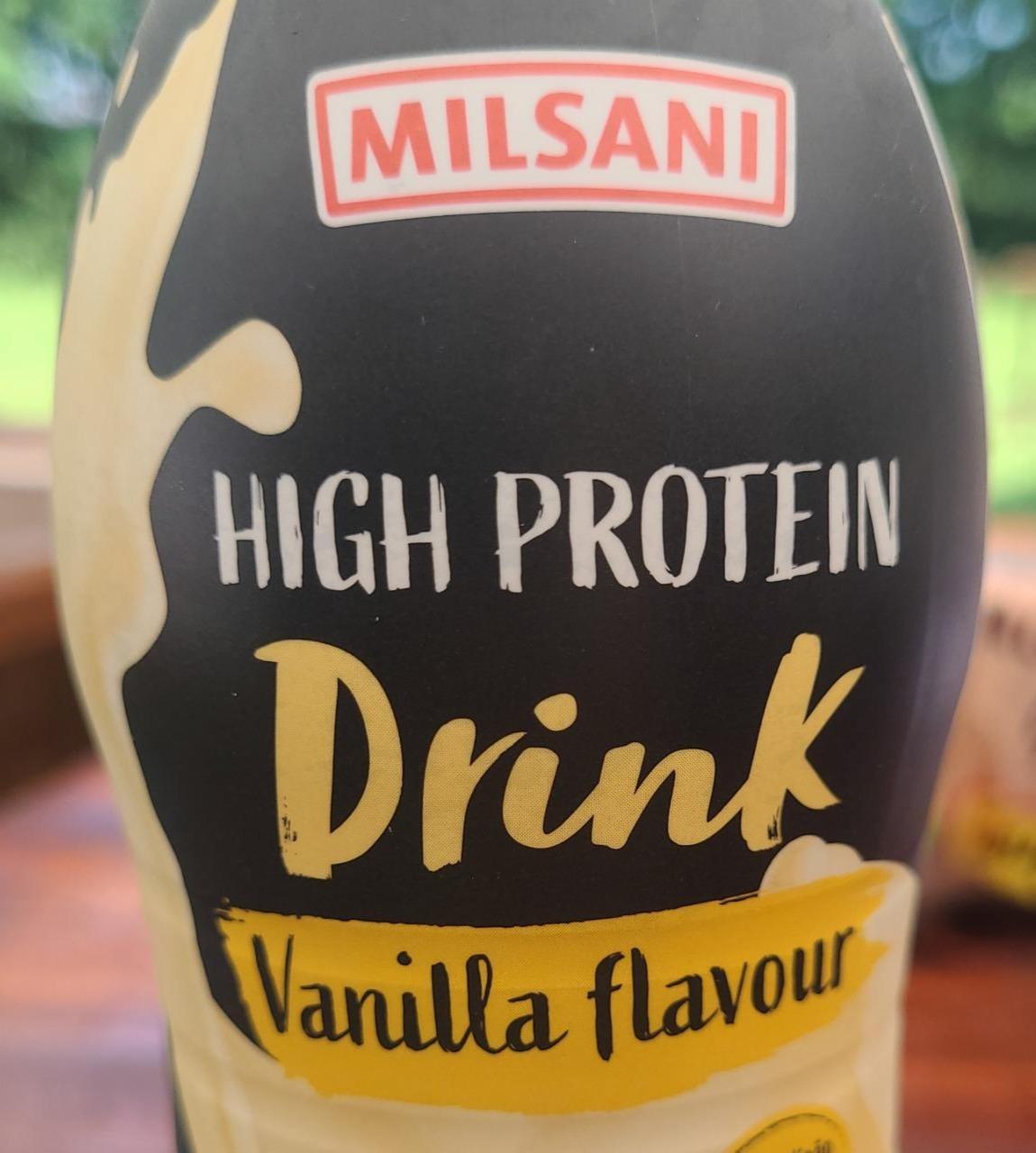 Fotografie - High protein drink Vanilla flavour Milsani