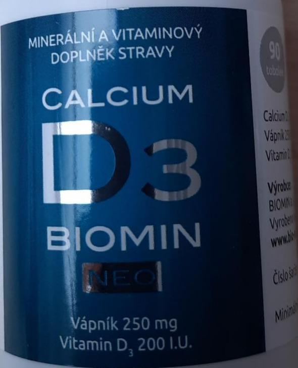 Fotografie - Calcium D3 Biomin Neo