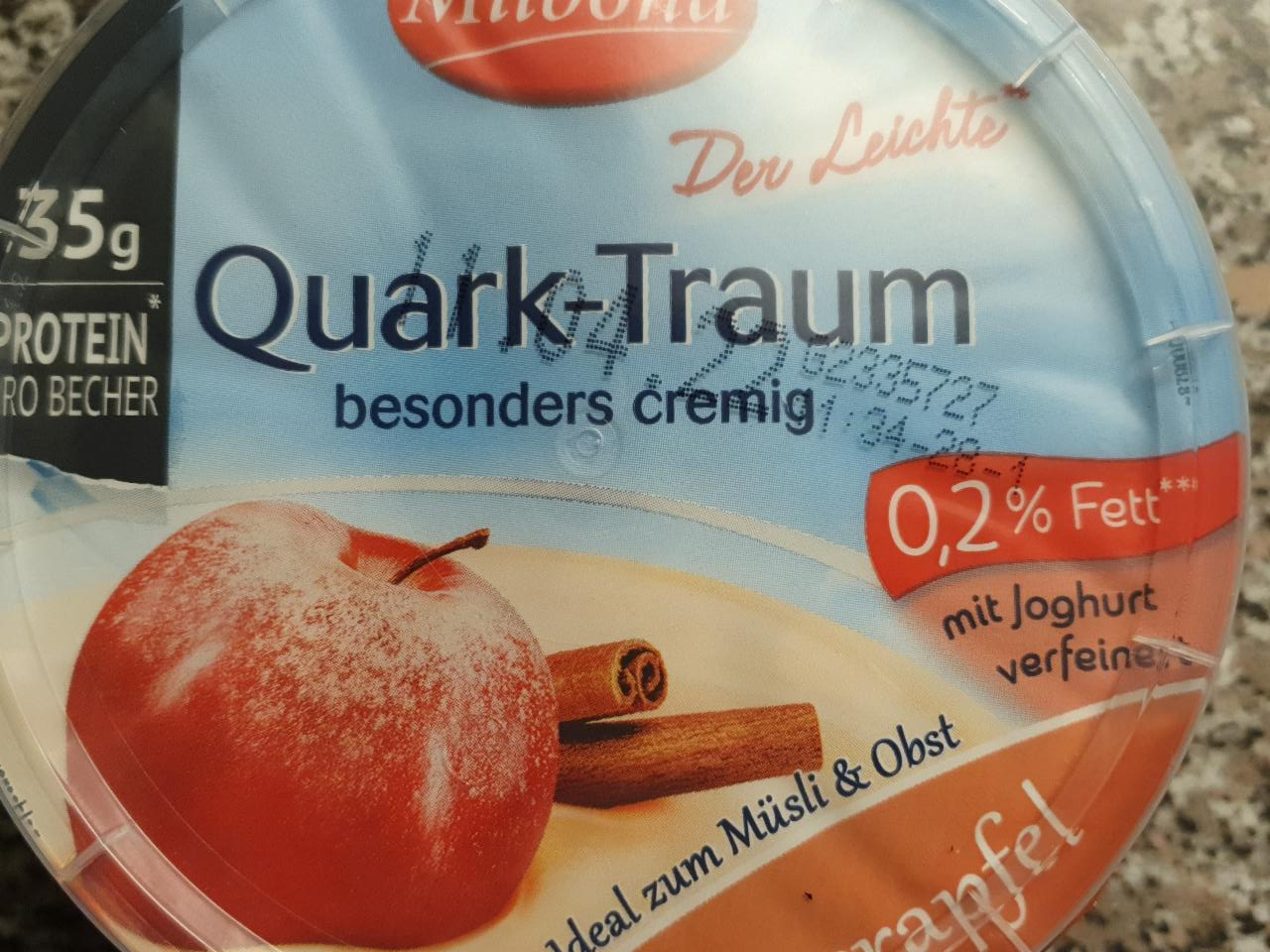 Fotografie - Quark-Traum Winterapfel Milbona