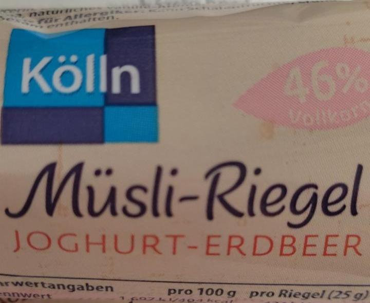 Fotografie - Müsli-Riegel Joghurt-Erdbeer Kölln