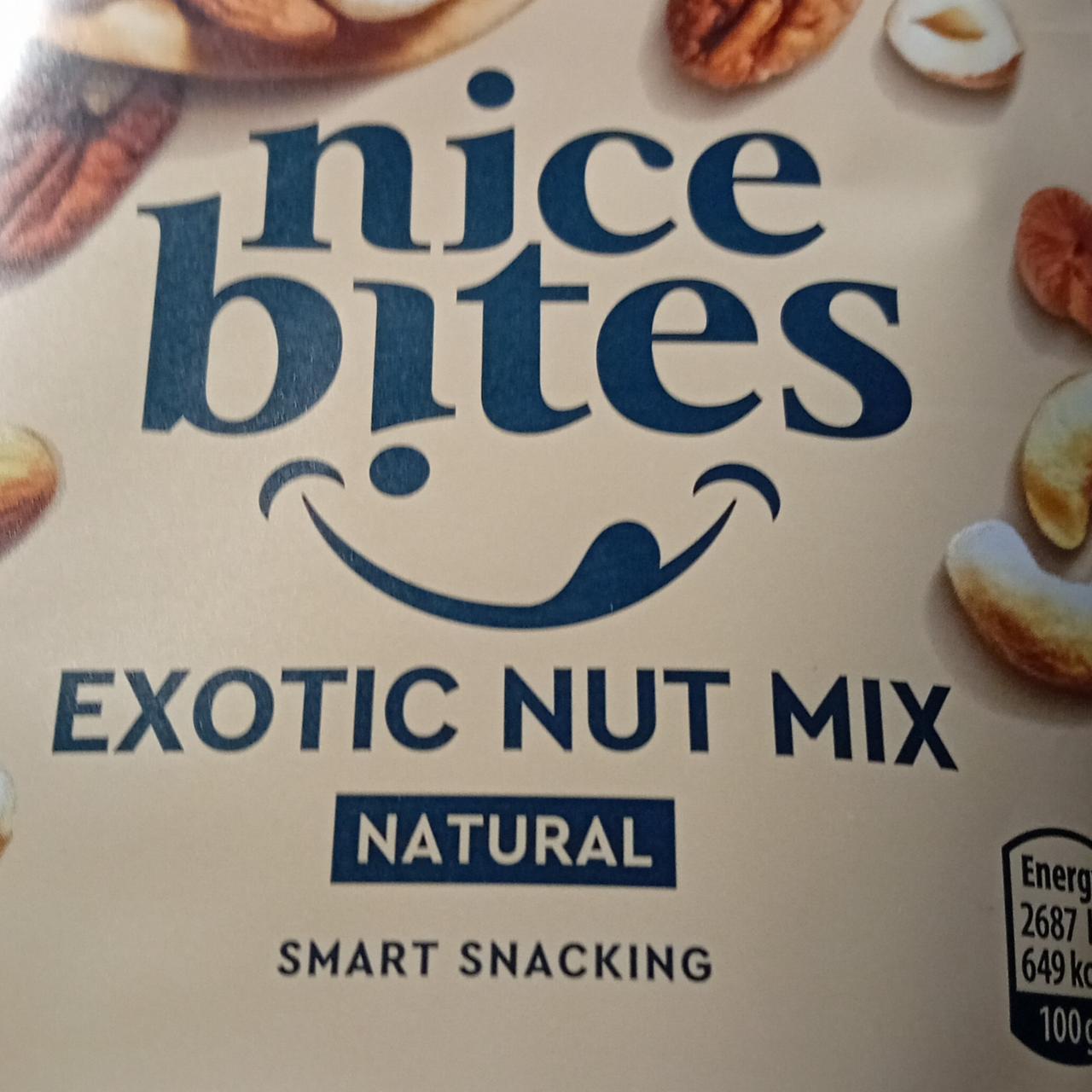 Fotografie - Exotic nut mix natural Nice Bites
