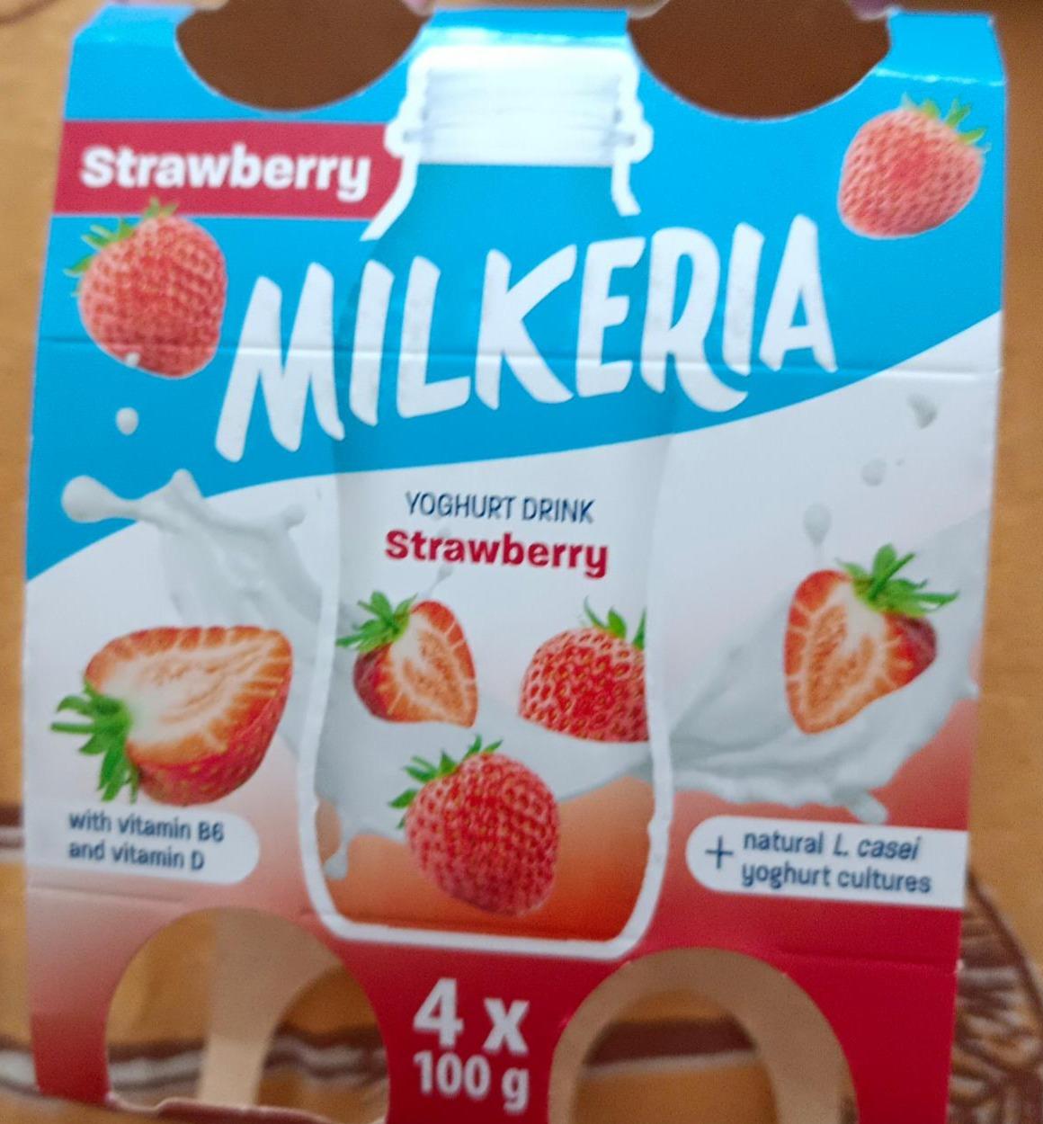 Fotografie - Yoghurt drink Strawberry Milkeria
