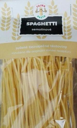 Fotografie - Spaghetti semolinové Fajna pasta