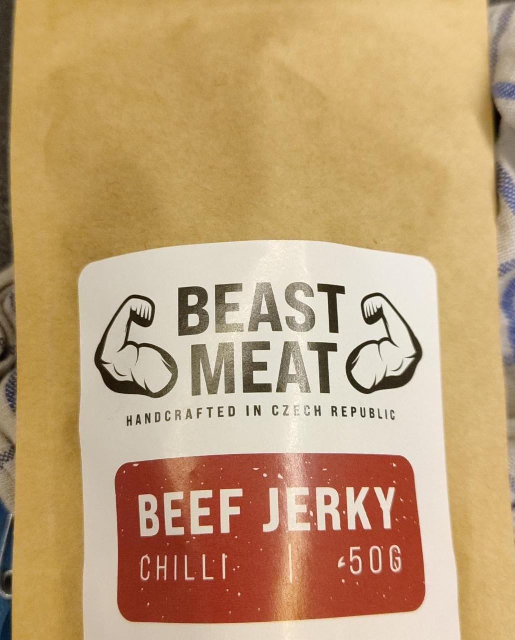 Fotografie - Beef Jerky Chilli Beast Meat