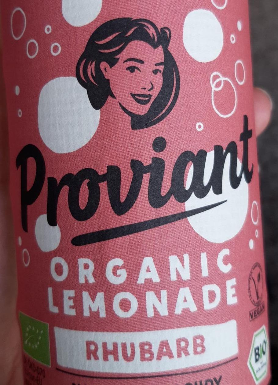 Fotografie - Organic Lemonade Rhubarb Proviant