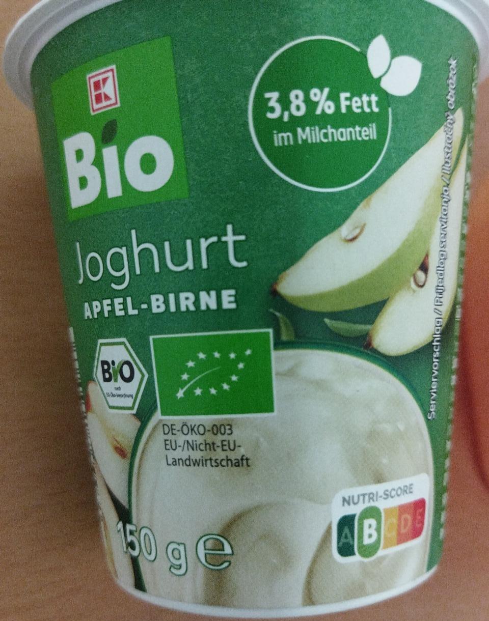 Fotografie - Joghurt Apfel-Birne 3,8% Fett K-Bio