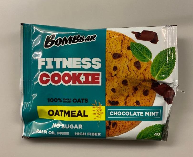 Fotografie - Fitness Cookie Oatmeal Chocolate Mint Bombbar