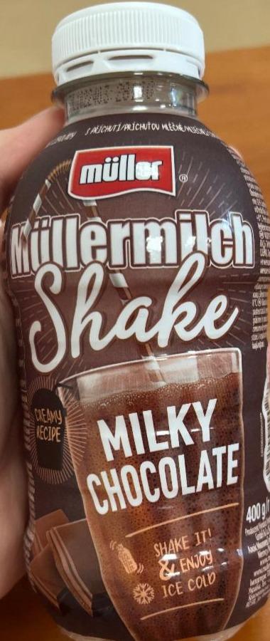 Fotografie - Müllermilch shake milky chocolate Müller
