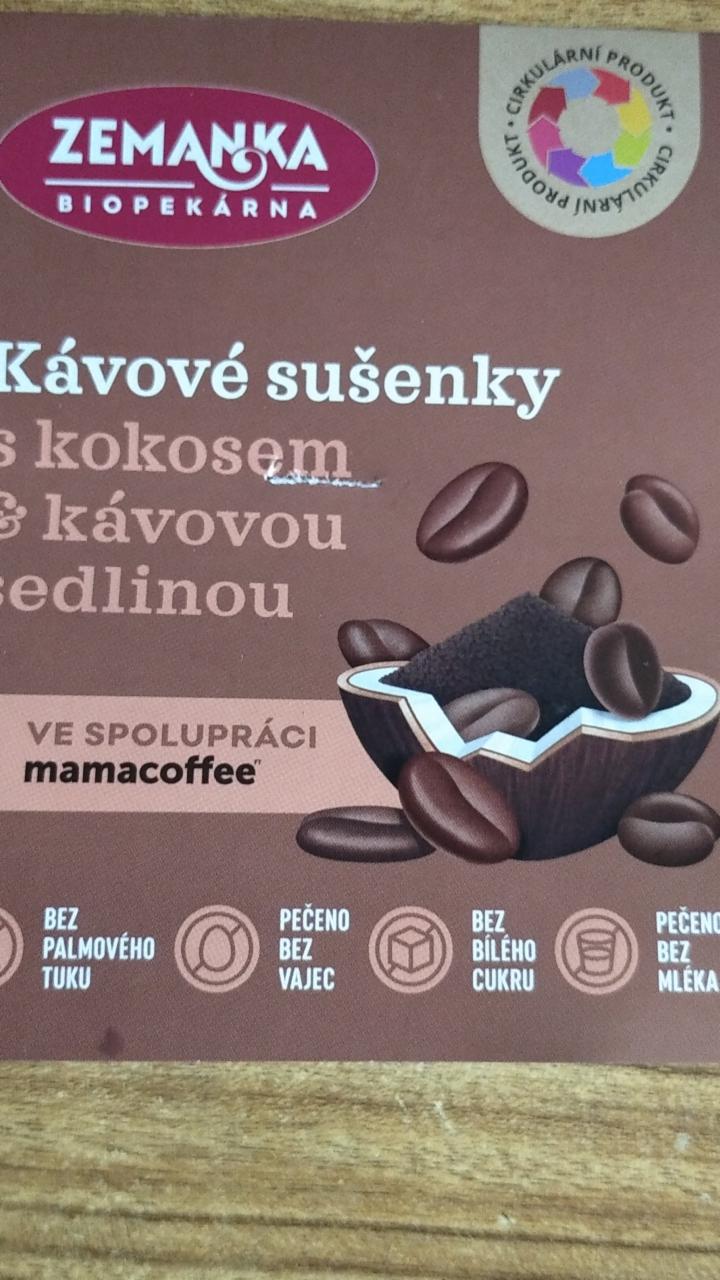 Fotografie - Kávové sušenky s kokosem a kávovou sedlinou Biopekárna Zemanka
