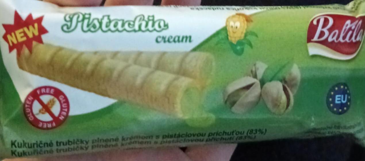 Fotografie - Kukuřičné trubičky Pistachio cream Balila