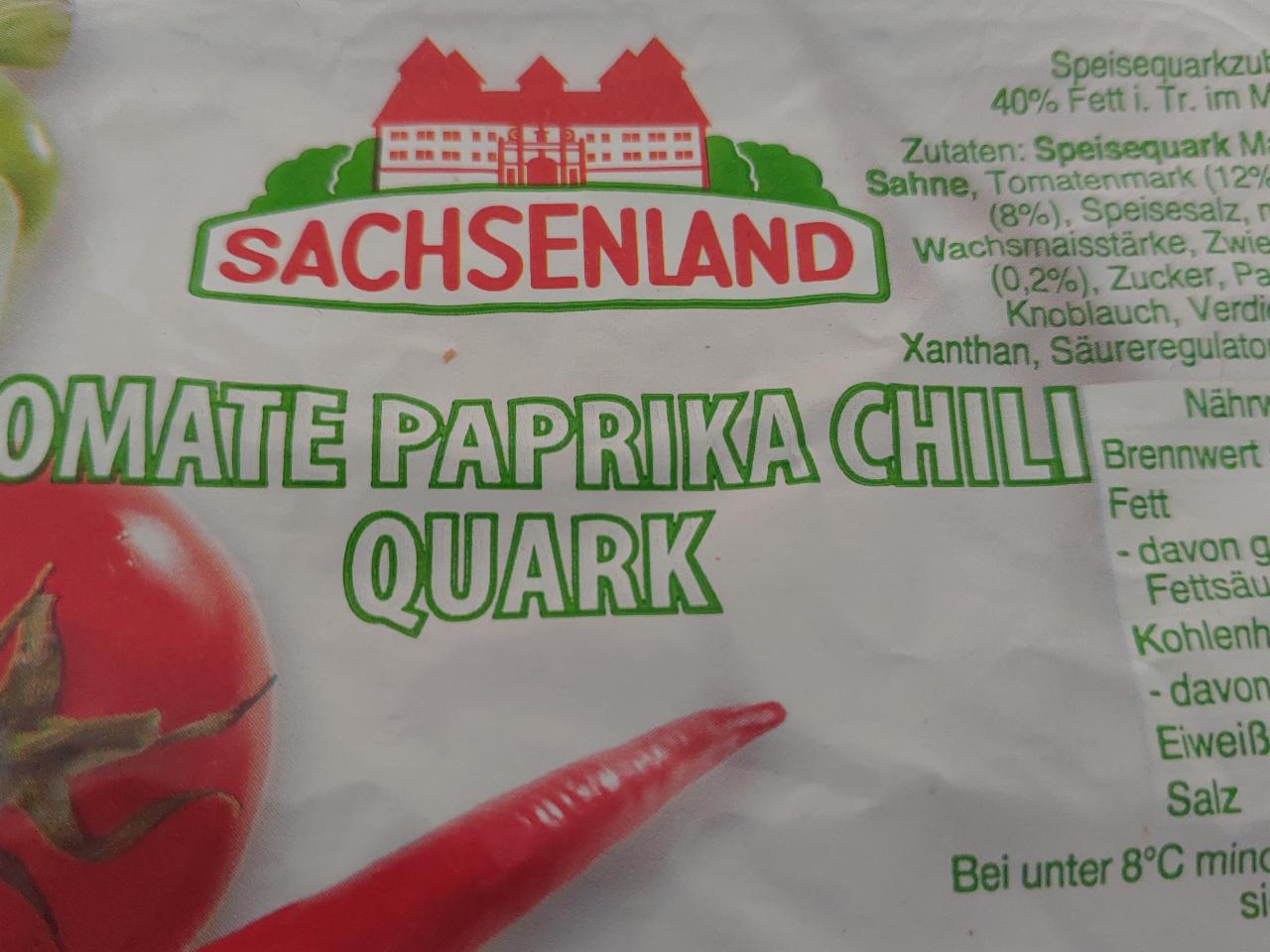 Fotografie - Tomaten paprika chili Quark Sachsenland