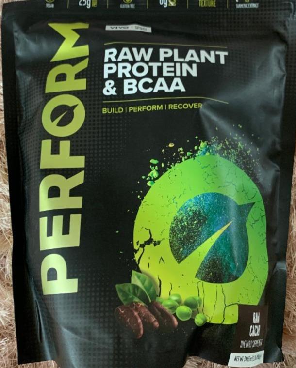 Fotografie - Perform Raw Plant Protein & BCAA Raw Cacao Vivo Sport
