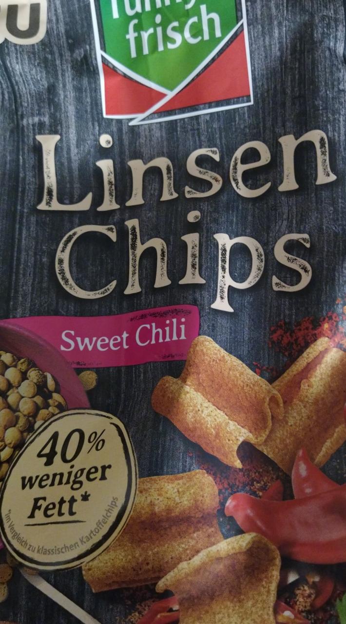 Fotografie - Linsen Chips Sweet Chili Funny frisch