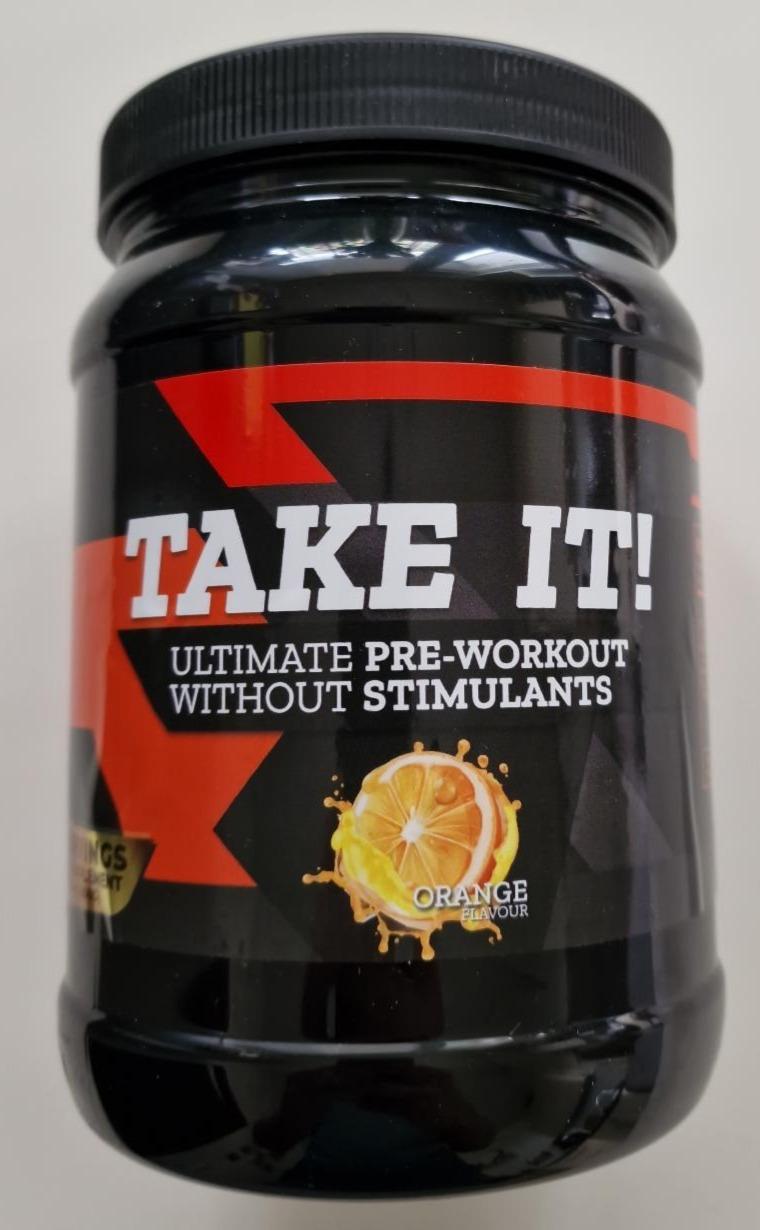 Fotografie - Take it! Ultimate Pre-Workout without Stimulants Orange Titanus