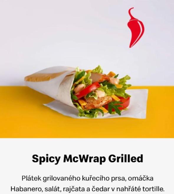 Fotografie - Spicy McWrap Grilled McDonald's