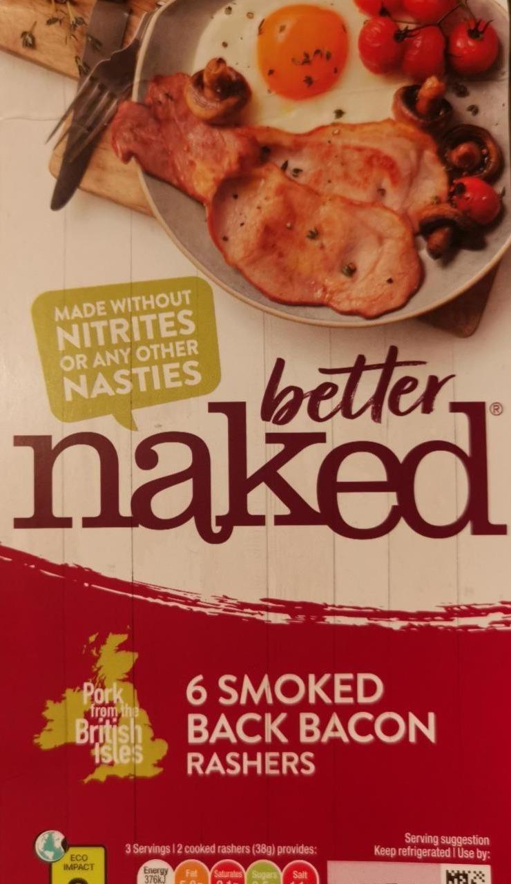 Fotografie - 6 smoked back bacon rashers Better naked