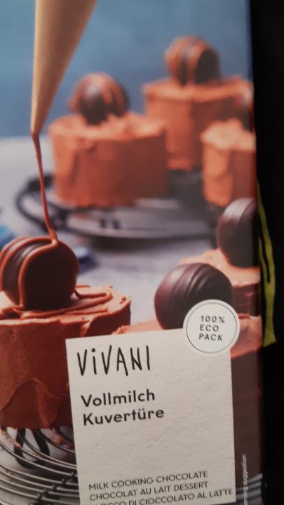 Fotografie - čokoláda mléčná na vaření Vivani