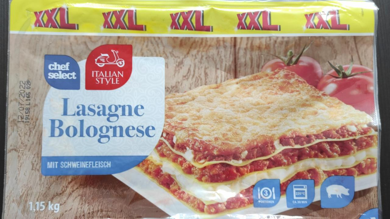 Fotografie - Italian Style Lasagne Bolognese mit schweinefleisch Chef Select