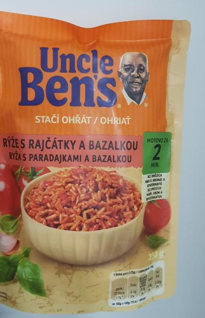 Fotografie - rýže s rajčátky a bazalkou Uncle Ben's