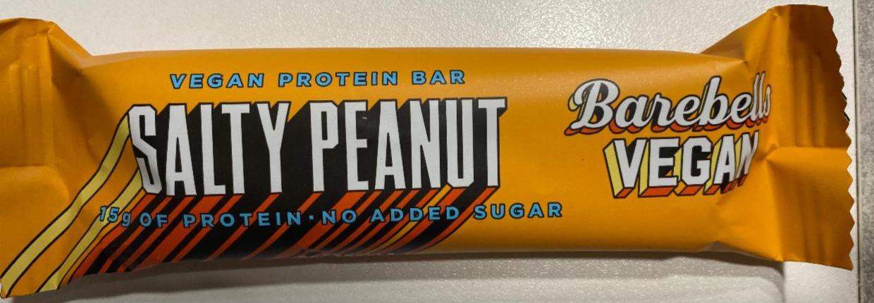 Fotografie - Vegan Protein Bar Salty Peanut no added sugar vegan protein bar Barebells
