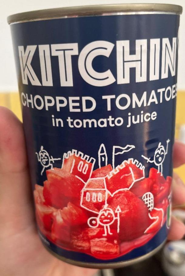 Fotografie - Chopped tomatoes in tomato juice Kitchin