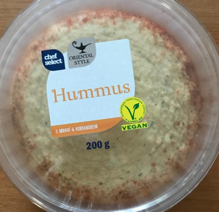 Fotografie - Hummus s mrkví a koriandrem Oriental Style Chef Select